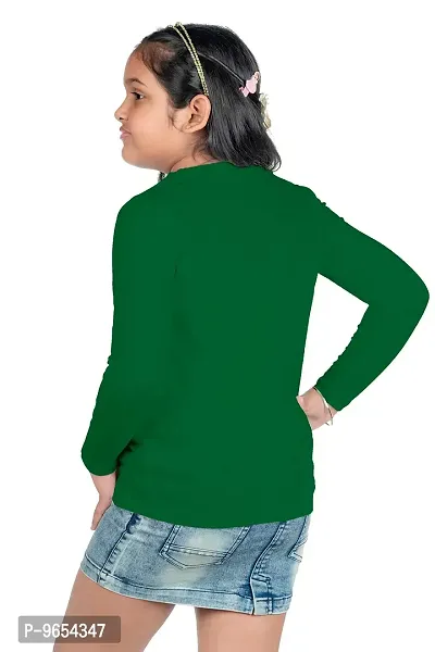 Chombooka Boys' & Girls' Graphics Print Full Sleeve Round Neck Kids' Cotton T Shirt | Green | 10-11 Years | Kids_EatSleepGame_GR_FS10-thumb5