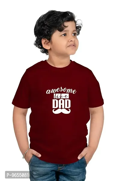 Chombooka Kids Printed t-Shirt Half Sleeves Maroon-thumb2