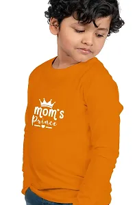 Chombooka Boys Graphics Print Full Sleeve Round Neck Kids' Cotton T Shirt | Mustard | 6-7 Years | Kids_Mom'sPrince_MUS_FS6-thumb2