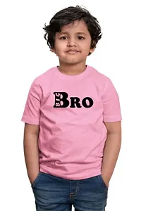 Chombooka Boy's Cotton Graphic Print Regular Round Neck Halfsleeve T-Shirt (Pink, 10Years-11Years)-thumb1