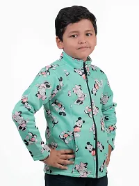 Chombooka Kids Full Sleeves Cartoon Printed Jacket_Mintgreen_2-thumb1