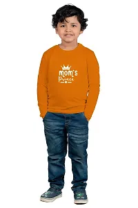 Chombooka Boys Graphics Print Full Sleeve Round Neck Kids' Cotton T Shirt | Mustard | 6-7 Years | Kids_Mom'sPrince_MUS_FS6-thumb1