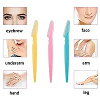 Eyebrow Painless Facial Hair Remover Razor For Face Pack Of 3-thumb2