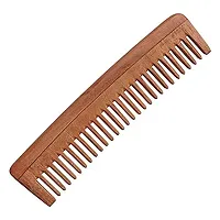 Neem Wood Comb For Hair Growth Neem Wood Comb Wide Combo Of 4 Hair Styling Comb Wooden Comb-thumb2