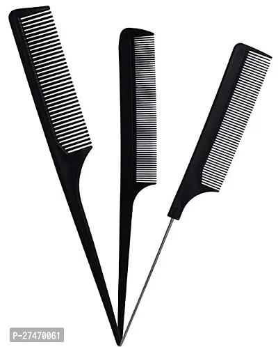 Professional Combo Of Hair Styling Tools Including Hair Section Clips, Comb Set, Stainless Steel Scissor-thumb5