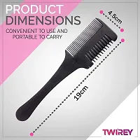 Multi-Functional Hair Cut Scissor Razor Comb Hairdressing Thinning Trimmer Comb-thumb3