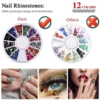 Twirey Nail Art Pen  Brush Painting Polish Design Kit 15 Nail Brushes,5 Nail Dotting Pen,10 Adhesive Nail Striping Tape (30 Pcs)-thumb2