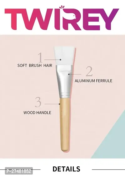 Twirey Face Mask Brush For Women/Bleach Brush With Soft Bristle Set of 4-thumb3