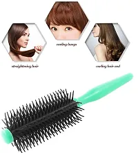 Professional Salon Boar Bristles Round Nano Thermal Ceramic And Ionic Tech, Anti-Static, Roller Hair Thermal Brush For Blow Drying, Curling, Straightening-thumb2