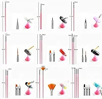 Twirey Nail Art Design Dotting Painting Drawing Uv Polish Brush Pen Tools Set Kit (Multicolour) 15 pcs-thumb3