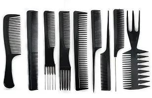 Professional Combo Of Hair Styling Tools Including Hair Section Clips, Comb Set, Stainless Steel Scissor-thumb1