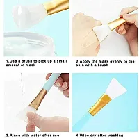 Twirey Face Pack Brush Synthetic Hair Beauty Cosmetic Tool For Home Use/Beauty Parlor/Salon Use- Pack Of 1 Pcs-thumb2