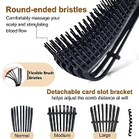 Detangle Hair Brush Wet Or Dry Hair Detangling Brush And Comb Pack Of 4-thumb2