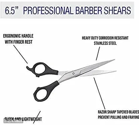 Professional Hair Cutting Kit At Home Scissors For Hair Nose Ear Hair Beard Mustache Neck Duster Brush Comb Haircut Cape Barber Salon-thumb3