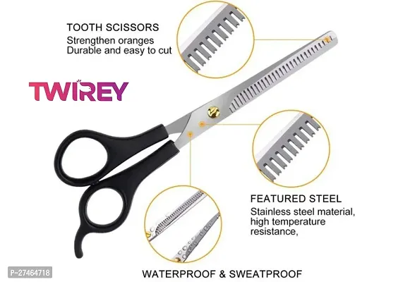 Stainless Steel Hair Cutting Scissor For Men Women Professional Salon Barber Hairdressing Styling Tool Kit Set Of 2-thumb4