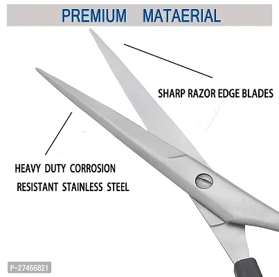 Long Professional Sharp Stainless Steel Hair Cutting Scissor With Double Thinning Scissor 6.5 Inch (Set Of 2)-thumb2