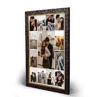 Personalised Photo Collage Frames for Wall Decor as Birthday Gifts, Anniversary, Wedding Gifts for Friends, Couples and Parents (Size 10 x 14  Inches, 13 Photos Black Frame), wood-thumb3