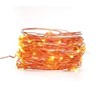 LTETTES 10 Meters 100 LED Warm White+Cold White ComboLED USB Powered Copper Wire Decorative Fairy String Lights for Diwali, Christmas, Home Decor, Garden, Party, Bedroom, Dorm Room Decoration-thumb1