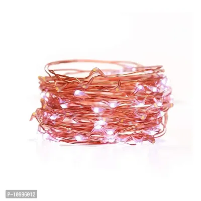 LTETTES 10 Meters 100 LED Warm White+Cold White ComboLED USB Powered Copper Wire Decorative Fairy String Lights for Diwali, Christmas, Home Decor, Garden, Party, Bedroom, Dorm Room Decoration-thumb3