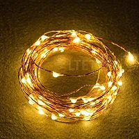 LTETTES 10 Meters 100 LED Copper String Lights IP65 Waterproof 5V USB Powered Warm White Decorative Copper Wire Fairy Lights for Outdoor Indoor Decoration with 2 Years Warranty*-thumb3