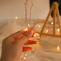 LTETTES 10 Meters 100 LED Warm White+Cold White ComboLED USB Powered Copper Wire Decorative Fairy String Lights for Diwali, Christmas, Home Decor, Garden, Party, Bedroom, Dorm Room Decoration-thumb3