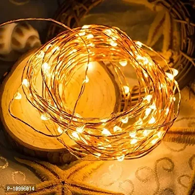 LTETTES 10 Meters 100 LED Copper Wire Warm White Lights Waterproof 5V USB Powered Decorative LED Fairy Lights with Remote and Mode Functions and Timer for Outdoor Indoor Any Occasional Decoration-thumb5