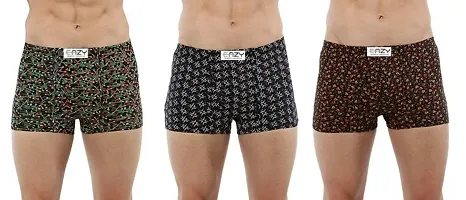 Ganesh Creations Men's Eazy Premium Mini Trunk for Men Boys|Men's Underwear Trunk (Pack of 3)