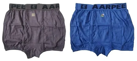 The Tinge Men's Aarpee Mini Trunk|Underwear for Men & Boys|Men's Solid Underwear (Pack of 2)