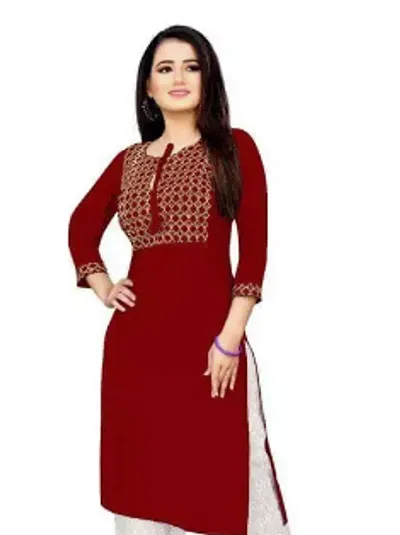 Mitron The Hub Women Ethnic Fancy Rayon Kurti With Pure Cotton Palazzo Set