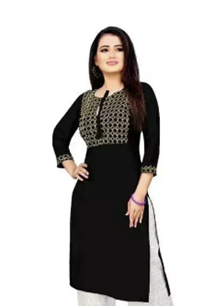 Mitron The Hub Women Ethnic Fancy Rayon Kurti With Pure Cotton Palazzo Set