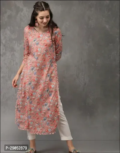 Fancy Rayon Printed Kurtas For Women