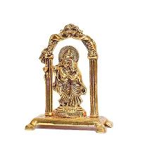 CristaVista Metal Radha Krishna Statue Gold Plated Decor Your Home,Office  Radha Krishna Murti Idol Showpiece Figurines,Religious Krishna Idol Gift Article.-thumb1