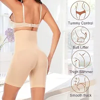 CristaVista Women Body Waist Shapewear with Anti Rolling Strip Tummy Control Tucker Waist Slimming Panties Shaper Underwear Waist Shapewear Beige-thumb4