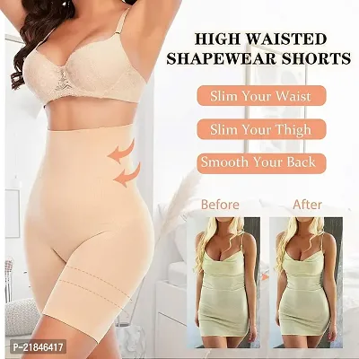 CristaVista Women Body Waist Shapewear with Anti Rolling Strip Tummy Control Tucker Waist Slimming Panties Shaper Underwear Waist Shapewear Beige-thumb4