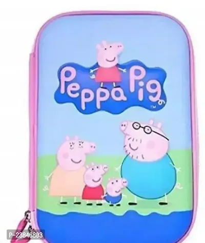 Peppa Pig Style Pencil Box For Kids Pack Of 1-thumb0
