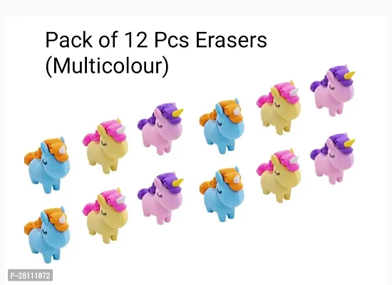 Unicorn Themed Eraser (Pack of 12 Erasers)-thumb0