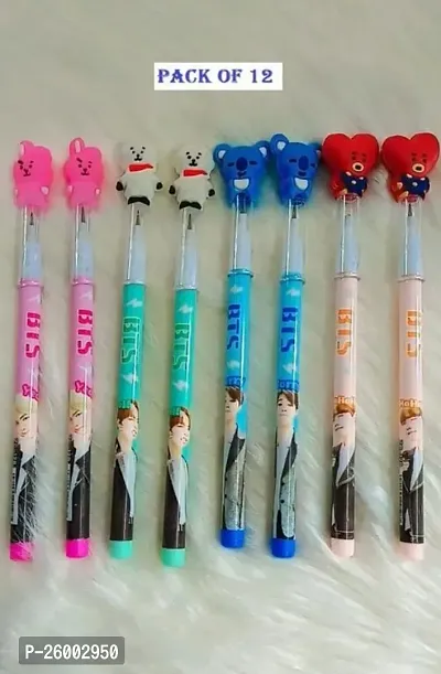 BTS Theme Pencils(Pack of 12 Pencils)-thumb0