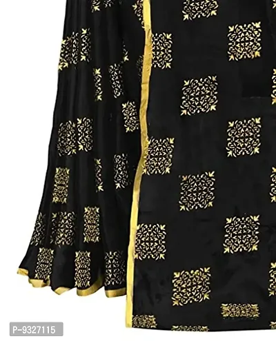 Attractive Art Silk Saree  with Blouse Piece-thumb5