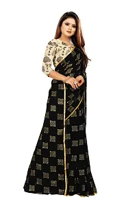 Attractive Art Silk Saree  with Blouse Piece-thumb2