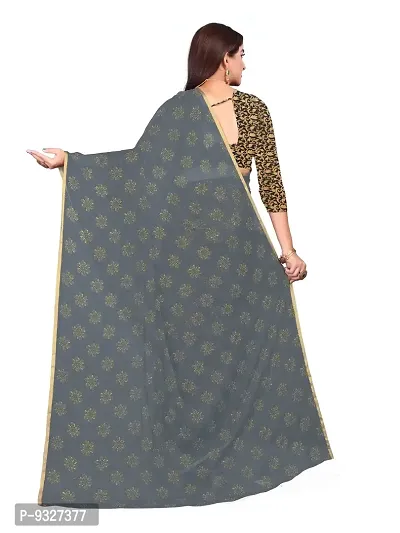 Rhey Chiffon Saree With Unstitched Blouse Piece-thumb4