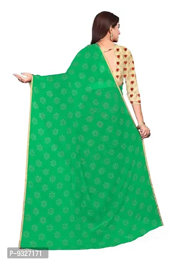 Rhey Beautiful Women's Chiffon Saree With Unstitched Blouse Piece-thumb4