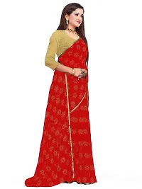 Rhey Designer Women's Chiffon Saree With Unstitched Blouse Piece-thumb2