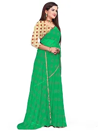 Rhey Beautiful Women's Chiffon Saree With Unstitched Blouse Piece-thumb2