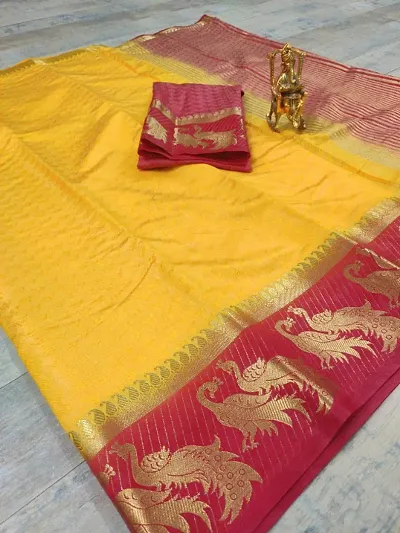 Beautiful Designer Silk Blend Bollywood Sarees