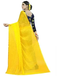 Yellow Bollywood Chiffon Saree with Blouse Piece-thumb4