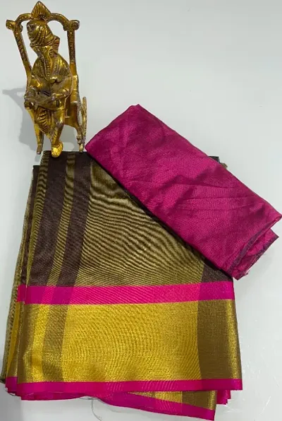 Trendy Saree With Blouse Piece