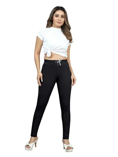 Womens Stylish Gym Wear Lycra Jeggings