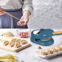 Vitzie Mini Puri Momos Makers Machine Rolling Board Puri Maker Large Tortilla Press with Rolling Pin Dough Presser Tool Puri Making -Multi Color-thumb1