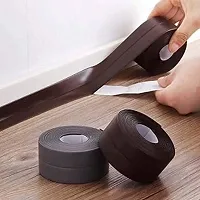 Caulk Strip Self Adhesive Tape, Waterproof Oil Proof Wall Sealing Tape For Kitchen Bathroom Sink Shower Toilet Wall Edge Protector Floor Marking (Multi Color)(Plain)-thumb3