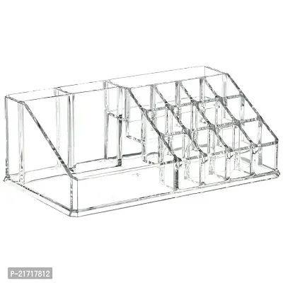 Vitzie Acrylic Makeup Cosmetic Organizer, 16 Sections Cosmetic Lipstick Makeup Organiser Display Storage Stand Holder (Acrylic Organiser)